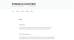 Desktop Screenshot of pinnacleelectric.net