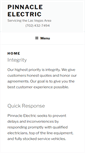 Mobile Screenshot of pinnacleelectric.net